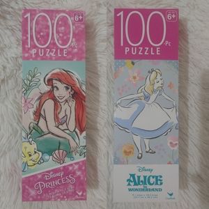 Disney 100 Piece Jigsaw Puzzle bundle